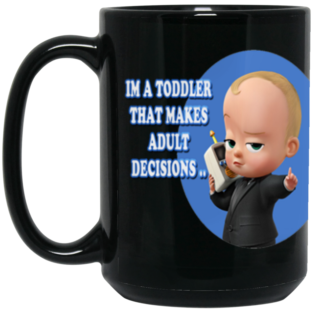 IMA ADULT TODDLER  (MAN) BLK MUG