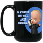 IMA ADULT TODDLER  (MAN) BLK MUG