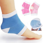 2Pcs Silicone Moisturizing Gel Heel Cushioned Socks Plantar Fasciitis Sock (Anti-fatigue compression foot sleeve)